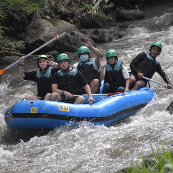 Bali white water rafting experience